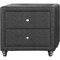 Homeroots Grey Queen Platform Bed with Two Nightstands 397023 - alternate 3