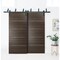 Sartodoors Slab Barn Door Panel, Planum 0020 Chocolate Ash, Sturdy Finished Doors, Pocket Closet Sliding-32" x PLANUM0020S-CA-3296 - alternate 4