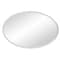 Homeroots Oval Shaped Frameless Mirror 384174 - alternate 3