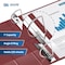 Davis Group Premium Economy, Angle D Ring, Binder, (Burgundy, 1"), PK6 2301-08-06 - alternate 5