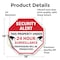 Signmission Security Alert This Property Under, 18 Inch X 18 Inch, Vinyl Decal OC-D-18-184 - alternate 3