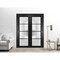 Sartodoors Sliding Closet Bypass Doors with Hardware Planum 2132 Black 48x84 (2* 24x84) Solid Core PLANUM2132DBD-BLK-48 x 84 (2* 24x84) - alternate 4