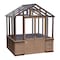 Miracle-Gro 6 x 7 x 8.5 ft Brown Wood Greenhouse 70750 - alternate 1
