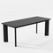 Homeroots 78" Black Solid Wood Oval Dining Table 712174 - alternate 5