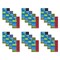 Roaring Spring Case of Environotes Recycled Wirebound Notebooks, 9.5"x6", 70 sht, College Ruled, Assorted Covers, PK24 13360cs - alternate 1
