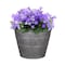 V 12 in. H X 16 in. D Polyresin Hamilton Planter Charcoal PVF5116TCI - alternate 4