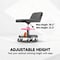 Wrightmaster 26.2 in. Adjustable Shop Stool with Lumbar Support, 360 Deg Full Rotation, Two Casters w/Brake ZOR-P412566 - alternate 5