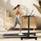 Simple Deluxe iPower Standing Desk Small Rolling Desk with Lockable Wheels, Mobile Stand Up Desk Adjustable Heigh 3A88HKDESKMHL07RUST - alternate 3