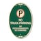 Signmission Bilingual No Parking Sign No Truck Parking No, 12 In X 18 In Architectural, Heavy Gauge Aluminum A-OV-G-1218-24305 - alternate 1