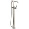 Delta Stryke Floor Mount Tub Filler Trim, 10.84 in, Lumicoat Stainless T4776-SS-PR-FL - alternate 1