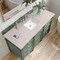 James Martin Vanities Brittany 60" Sgl Vanity, Smokey Celadon, w/ 3 CM Siberian Silestone Top w/FreePower Wireless Charger 650-V60S-SC-FSFR - alternate 3