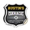 Signmission Austin's Garage I Can Fix Everything But Stupid, 18 inch X 18 inch, Vinyl Decal, 2PK SHI-D-2PACK-18-490-AUSTIN - alternate 1