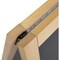 M&T Displays Rustic Wood 23.6x47.25 Inch Double Sided Chalkboard A-Frame UWOD006012X2000 - alternate 5