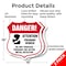 Signmission Pregnant Women Shield Sign Danger! Atten, 18 inch X 18 inch, Plastic Sign, 2PK SHI-P-2PACK-18-433 - alternate 2