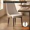Leisuremod Allure Tufted PU Leather Side Dining Chair, Gold Accent Base AC52WBL - alternate 4
