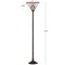 Jonathan Y Smith Tiffany-Style 70.5" Torchiere LED Floor Lamp, Bronze JYL8000A - alternate 3