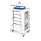 Omnimed Phlebotomy Cart, Aluminum & Plastic, 42 in H, 23.5 in W 351010 - alternate 1