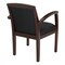 Office Star Products Kenwood Collection Upholstered Back Guest Chair, Mahogany KEN79MAH-3 - alternate 3