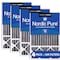 Nordic Pure 16x25x5 Plus Carbon Pleated Air Filter, High Capacity, MERV 12, 4 PK 16x25x5HPM12C-4 - alternate 1