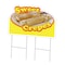 Signmission Sweet Crepes Die Cut Yard Sign & Stake outdoor plastic coroplast window, C-DC-2436-DS-Sweet Crepes19 C-DC-2436-DS-Sweet Crepes19 - alternate 1