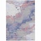 Homeroots 10' X 14' Blush And Gray Abstract Washable Indoor Outdoor Area Rug 631878 - alternate 4