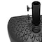 Pure Garden Half Moon 34 lb Weighted Semicircle Umbrella Base 50-LG1211 - alternate 4
