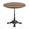 Flash Furniture Commercial All-Weather 31.25" Natural HPL Tabletop-Black Bistro Base ST-RD31-NAT-SDAT2222-GG - alternate 6