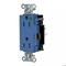 Hubbell Wiring Device-Kellems Straight Blade Receptacle, 5-15R, 15 A, 125V AC, 2 Pole, 3 Wire, Surface Mount, Grounded HBL2172STBL - alternate 1