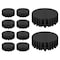 Vevor Round Wedding Banquet Polyester Fabric Tablecloth Black 10 Pack 120 Inch, 10PK RD-TB-02 - alternate 1