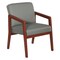 Office Star Products Cherry Finish Visitor's Chair with Freeflex Ember Memory Foam Seat WD587-9211 - alternate 1