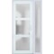 Vdomdoors Front Exterior Prehung FiberGlass Door Frosted Glass / Manux 8552 White Silk / Sidelight Exterior W MANUX8552EXD-WS-W30+12 x H80-RH - alternate 2