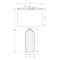 Monarch Specialties Lighting, 23"h, Table Lamp, Pink Ceramic, Ivory / Cream Shade, Contemporary, Modern I 9871 - alternate 2