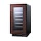 Summit 18in Wide Built-In Wine Cellar Panel Not Included CL18WCPNR - alternate 4