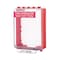 Quickstop Tools Wall Mount Storage Case, 5.75 in L, 9 in W, 4.25 in H, Red, Plastic QC - alternate 1