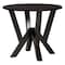 Baxton Studio Elise Modern Grey Fabric and Dark Brown Finished Wood 5-Piece Dining Set 255-9402-10900-ZORO - alternate 4
