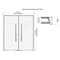 Vdomdoors Steel Double Doors Deux 5755 Gray Graphite 2 Sidelight Exterior Windows Stainless Inserts Single Mo DEUX5755DEXD-GRE-RH-W14+72+14 x H80 - alternate 4