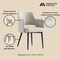 Manhattan Comfort 8-Piece Tremont Dining Chair in Stone 8-DC104-ST - alternate 4
