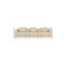 Homeroots 126" Beige Top Grain Leather Reclining Metal USB Sofa 720364 - alternate 5