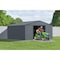 Arrow Classic 14 x 12 x 7 ft Charcoal Steel Storage Shed CLG1412CC - alternate 8