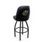 Holland Bar Stool Co Logo Grizzly Minnesota Wild 36 in. Swivel Bar Stool with Black Wrinkle Finish L048 - alternate 1