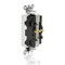 Leviton PlugsandReceptacles, 20A, 125VAC, Grn, Nylon MT163-2GN - alternate 2