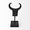 Homeroots Black Metal Tribal Inspired Sculpture 392414 - alternate 5