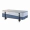 Homeroots 47" Gray White and Black Faux Marble Wood and Steel Lift Top Coffee Table 572276 - alternate 6