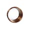 Homeroots 21" Copper Round Metal Framed Accent Mirror 489204 - alternate 1