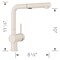 Blanco Linus Pull Out 1.5 GPM, Soft White 526963 - alternate 3