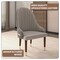 Leisuremod Elara Collection Wooden Dining Chair in Two-Tone Grey, 2PK EC59GR2 - alternate 6
