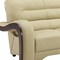 Homeroots 76" Beige Leather Sofa With Silver Legs 329515 - alternate 2