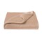 Lavish Home Velvet Throw Oversized Microfiber Velvet Solid Polyester Throw Blanket Machine Washable, Tan 66-THROW005 - alternate 4
