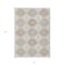 Homeroots 3' X 5' Ivory And Brown Floral Washable Indoor Outdoor Area Rug 610751 - alternate 3