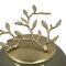 Homeroots 14" Dark Green And Gold Glass And Metal Round Ginger Jar 574249 - alternate 3